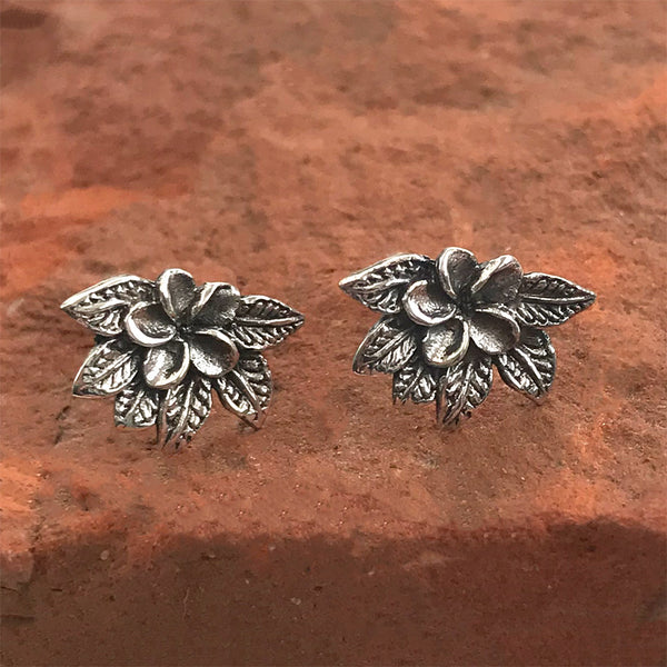 Petit Flower Studs - Sterling Silver, Indonesia - Women's Peace