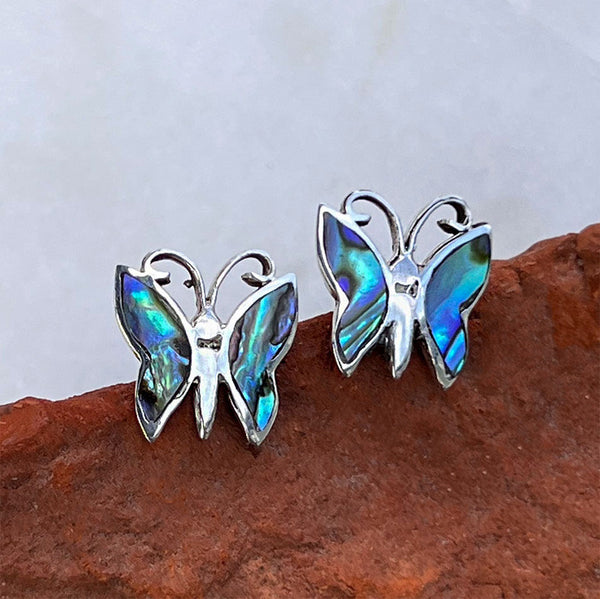 NWT Handmade Abalone shops Butterfly