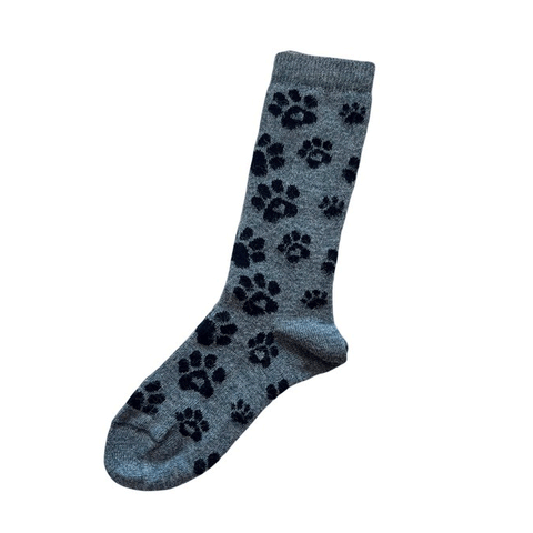 fair trade alpaca socks paw