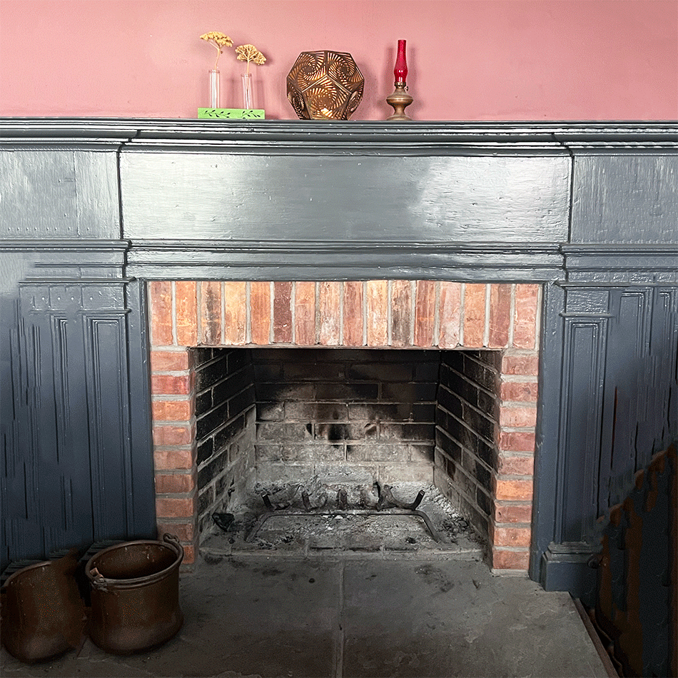 Fair trade antique copper lantern