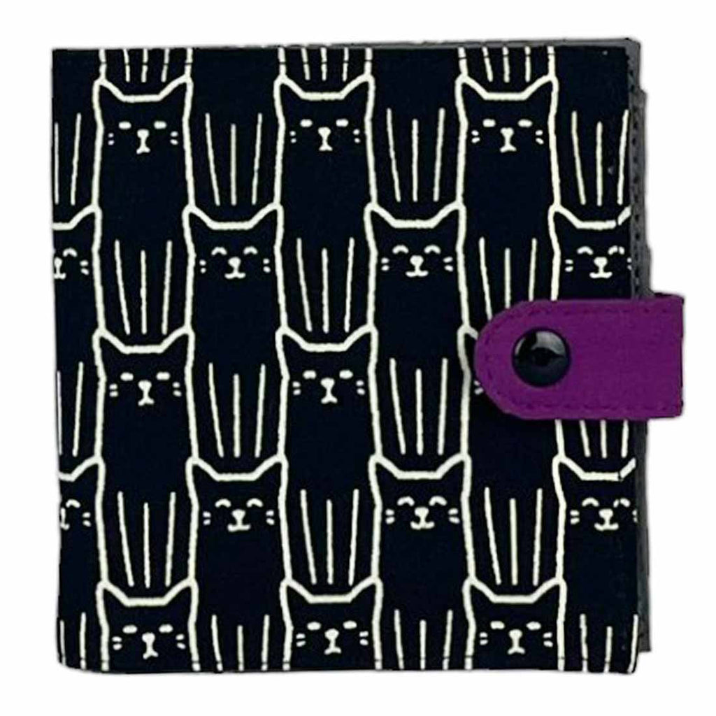 Fair trade cotton cat wallet