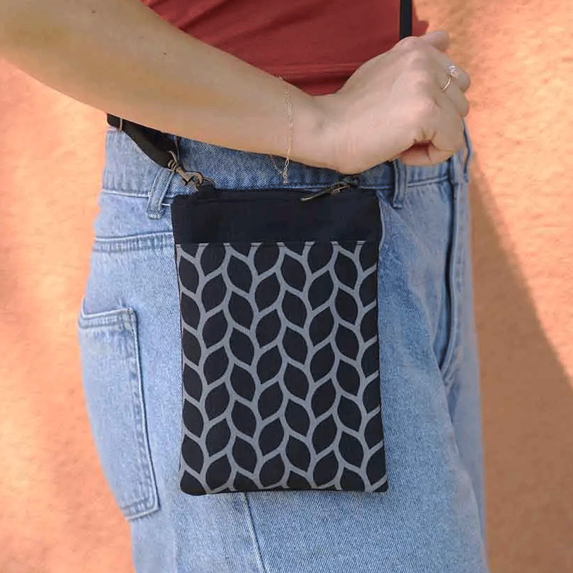 Fair trade cell phone bag wallet