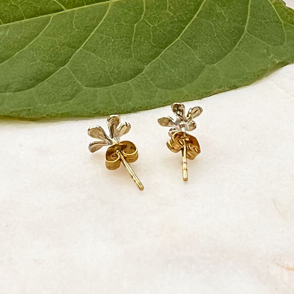 Tiny Daisy Studs - Brass, Indonesia - Women's Peace Collection