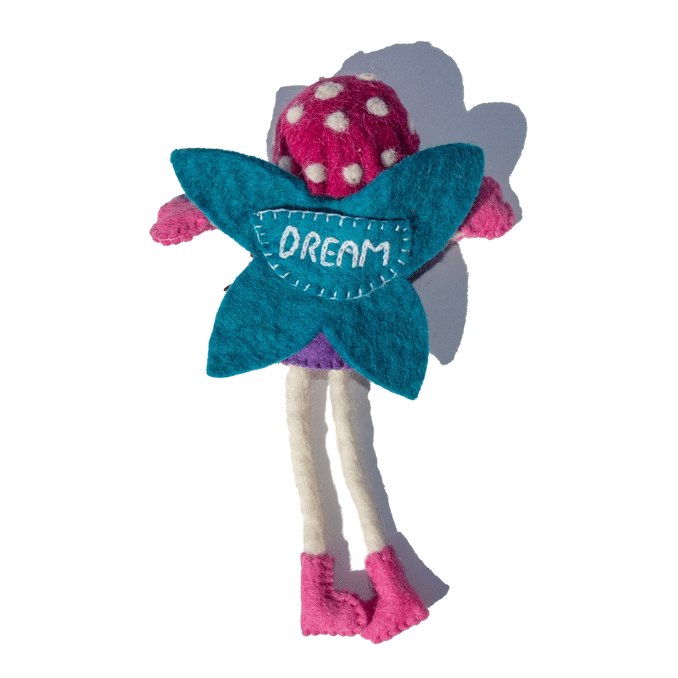 Fair trade felt tooth fairy pillow