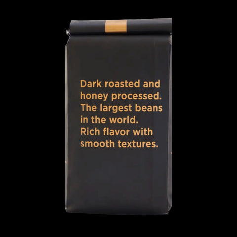 Fair trade organic dark roast coffee