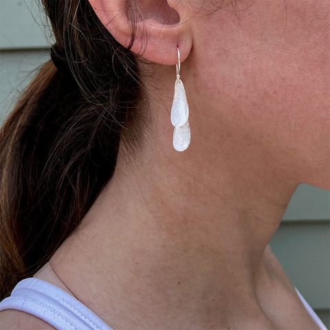 Fair trade sterling silver earrings