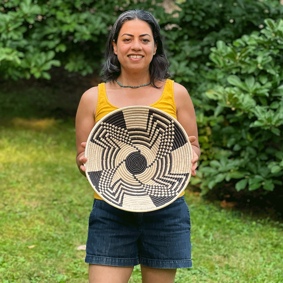 Fair trade banana fiber basket