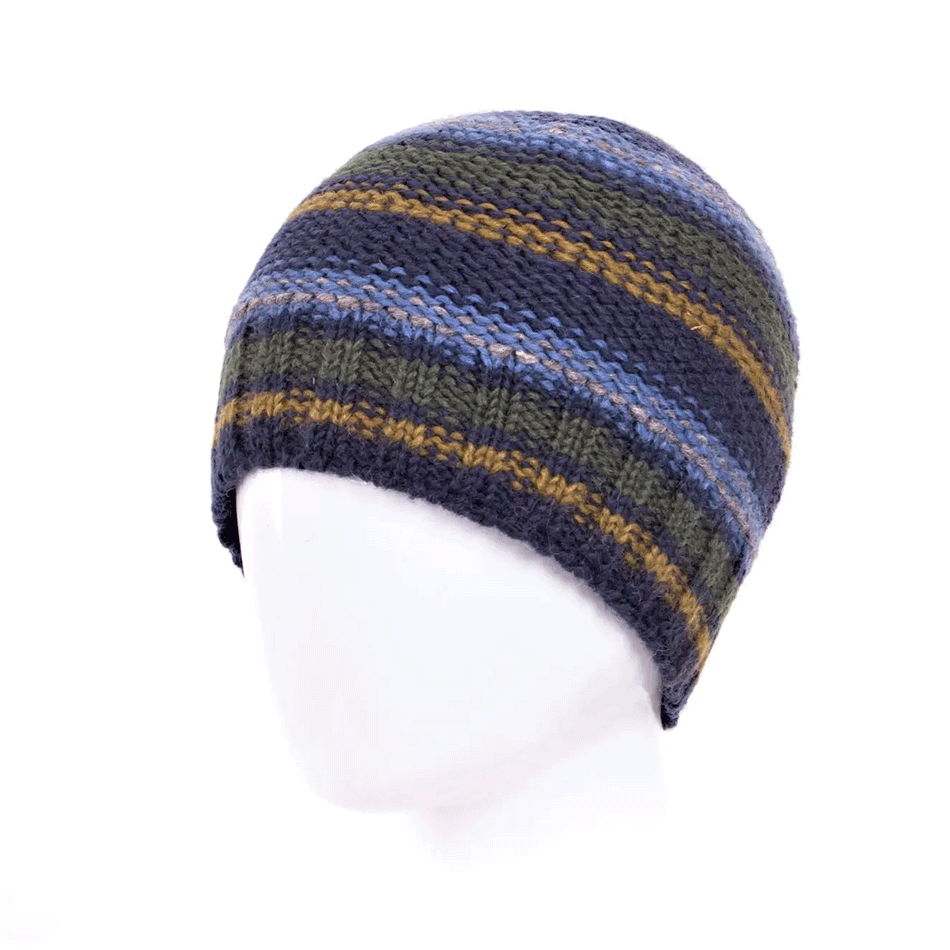 Men's fair trade hand knit wool hat