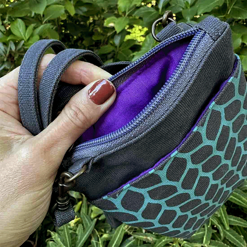 Fair trade cell phone bag wallet