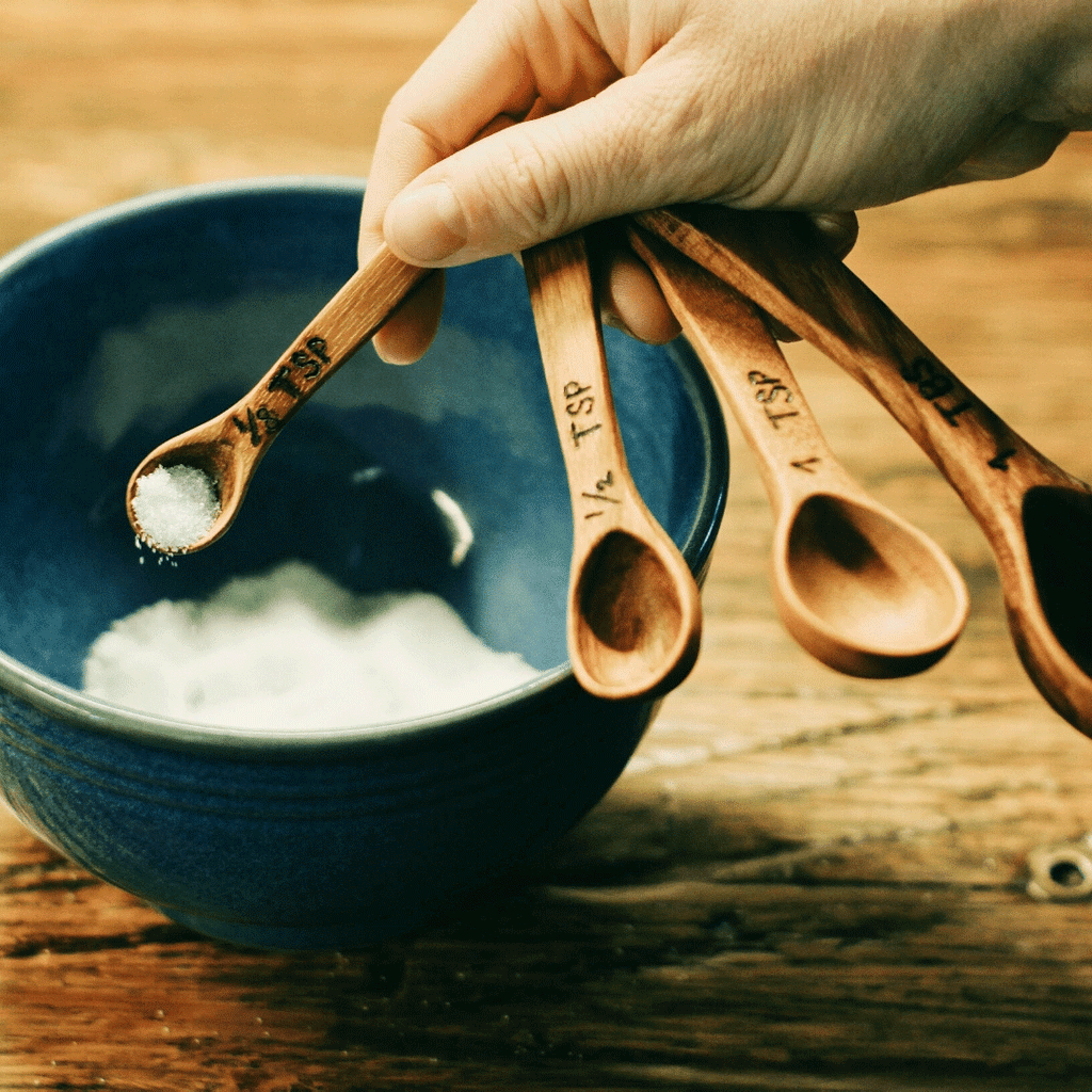 Fair trade macawood measuring spoons