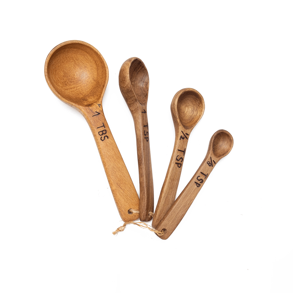 Fair trade macawood measuring spoons