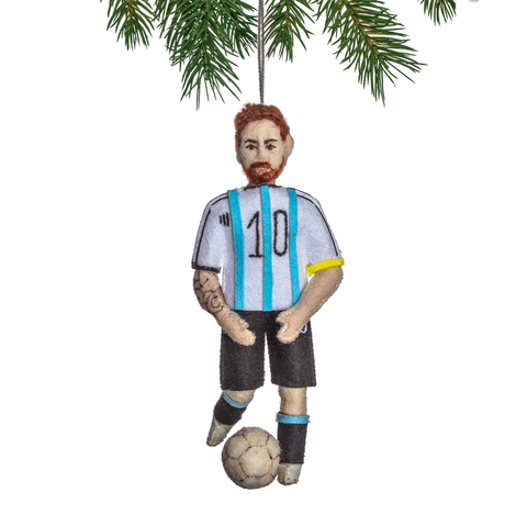 Lionel Messi fair trade ornament