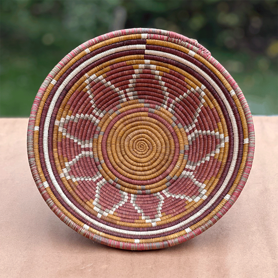 Fair trade handmade basket Uganda