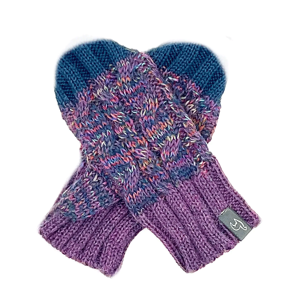 Fair trade baby alpaca kids mittens