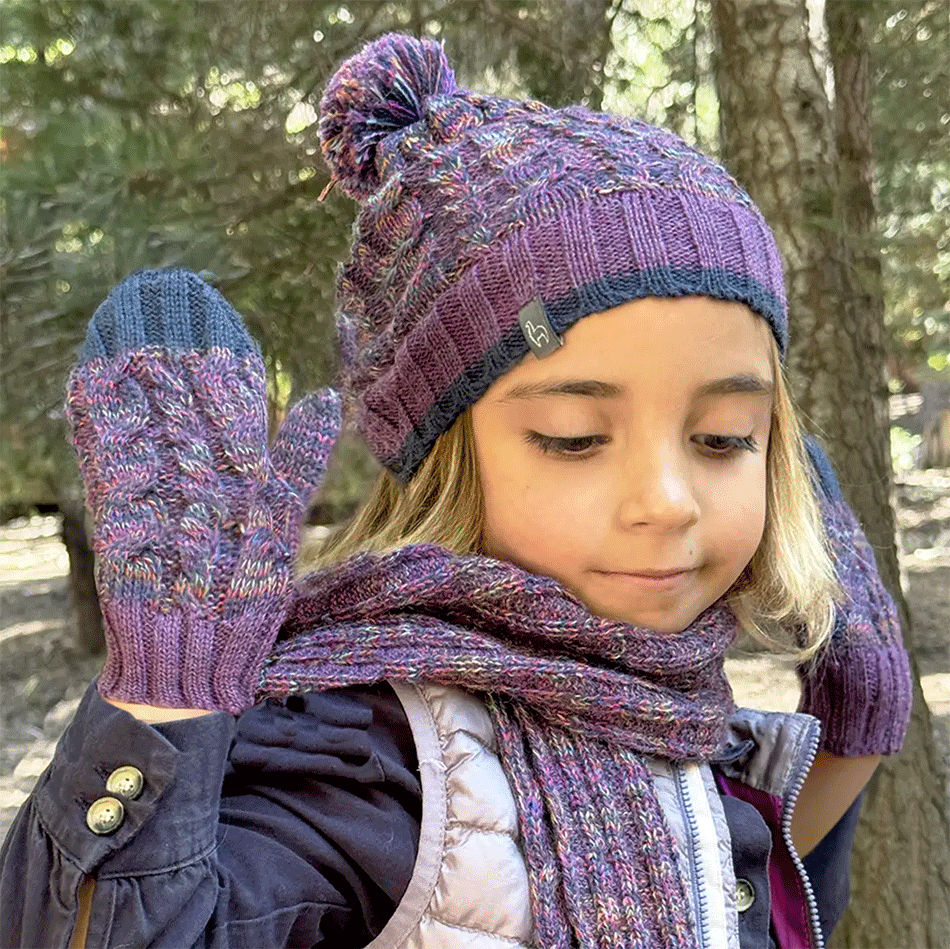 Fair trade kids alpaca hat