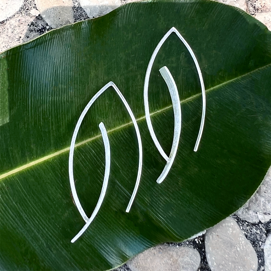 Fair trade sterling silver earrings