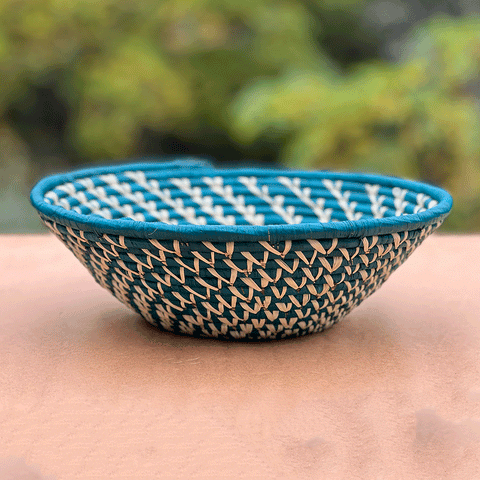 Fair trade handmade basket Uganda