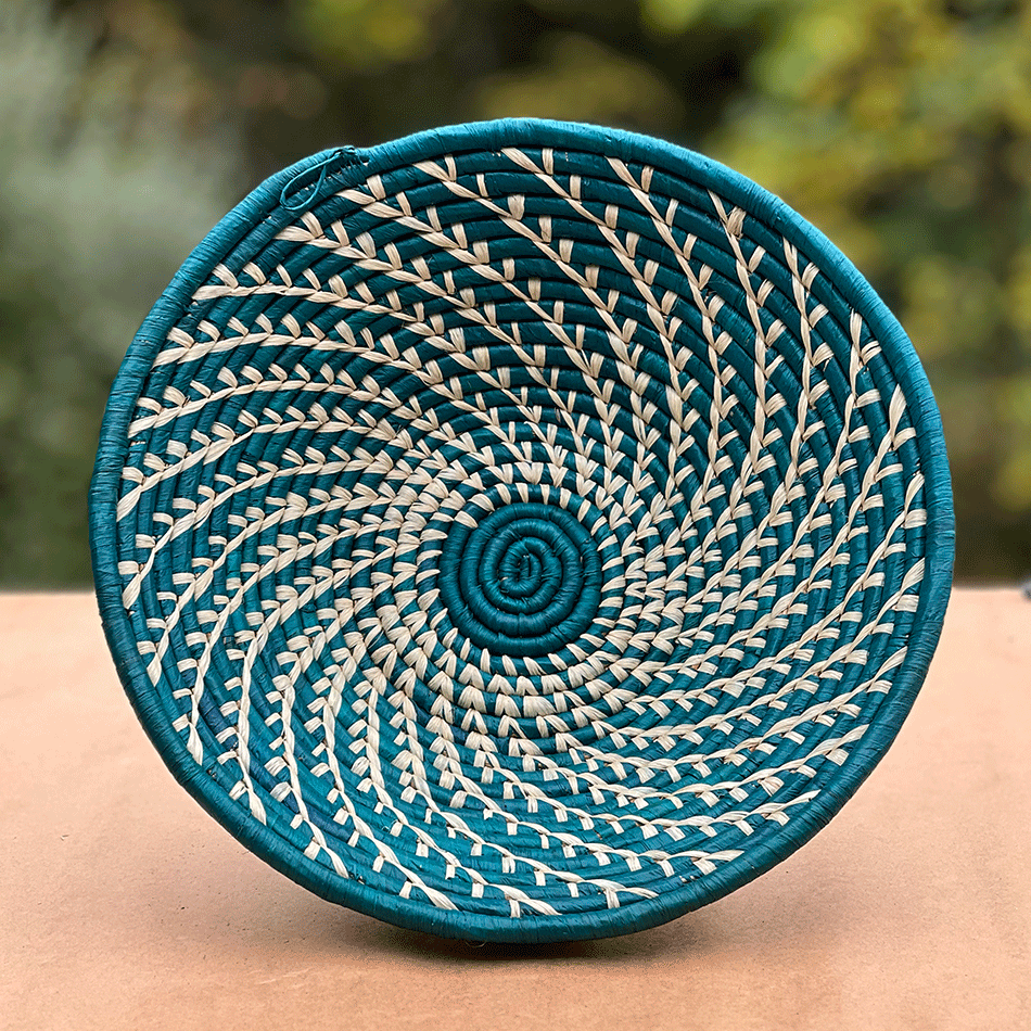 Fair trade handmade basket Uganda