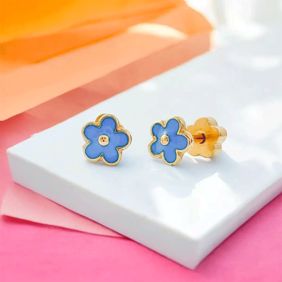 Fair trade kids daisy studs