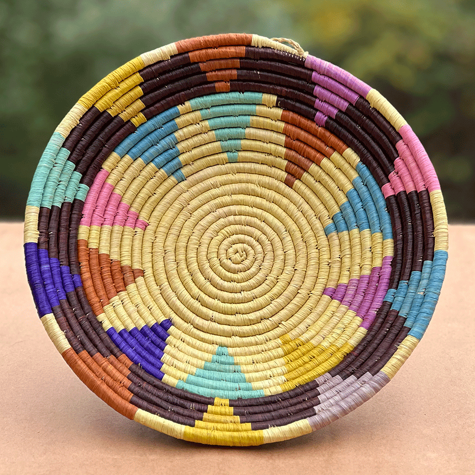 Fair trade African basket handmade in Uganda