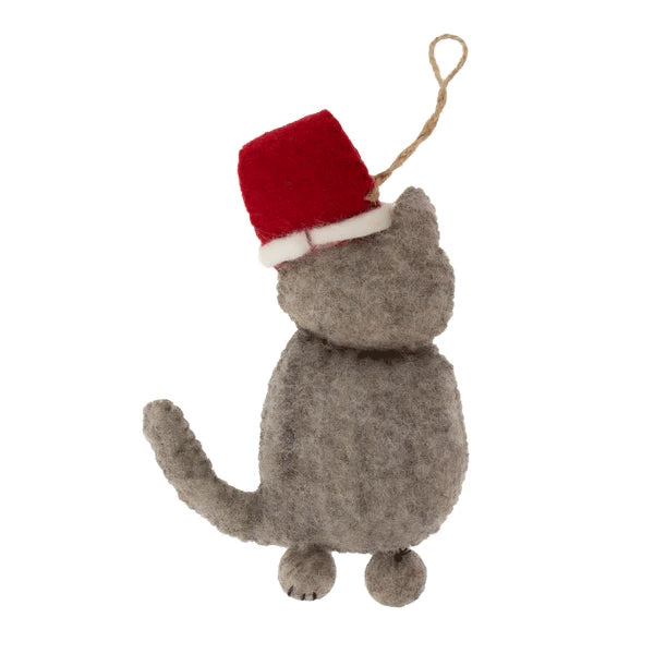 Fair trade cat ornament