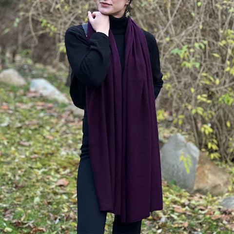 Fair trade cashmere wrap