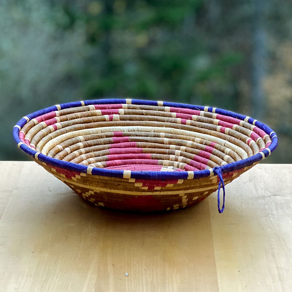 Fair trade basket handmade in Uganda