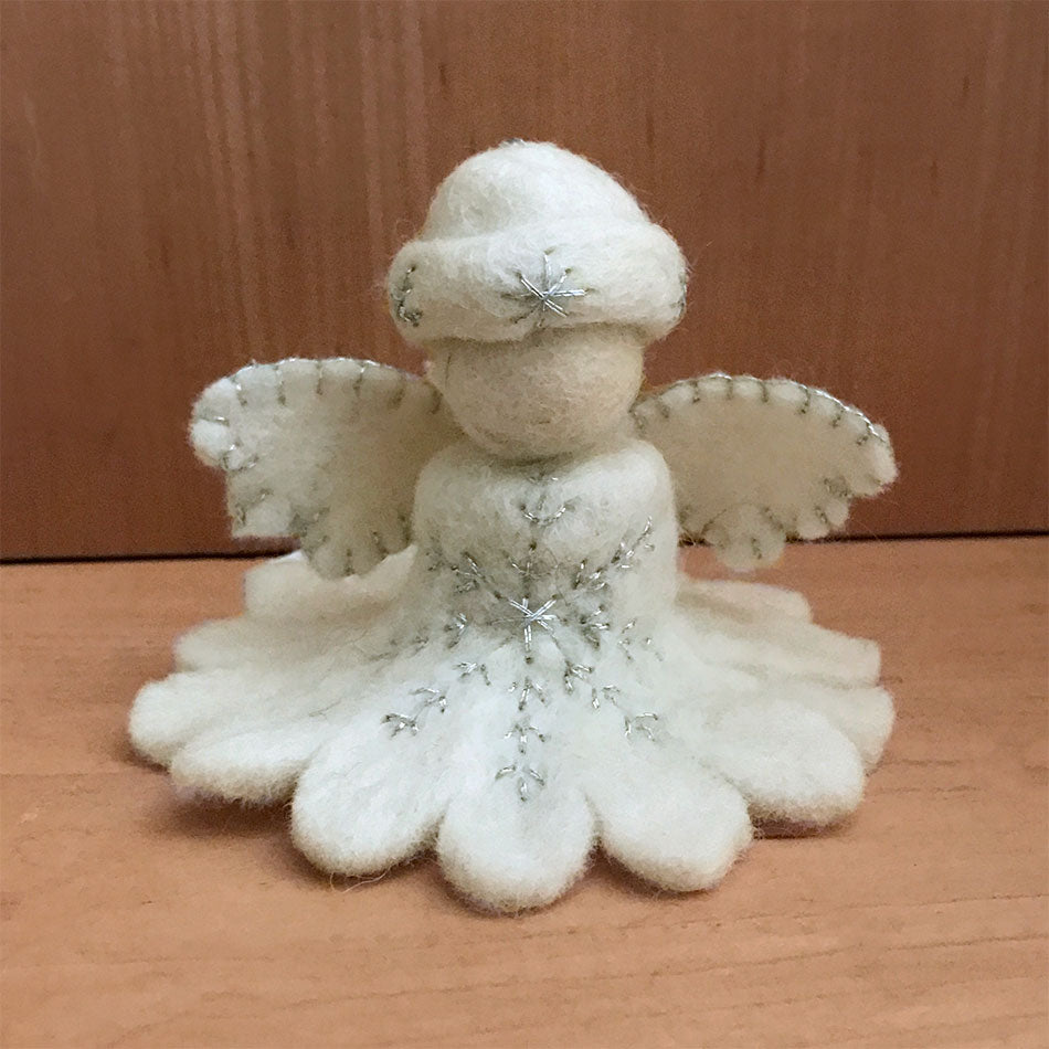 Fair trade flower angel fairy handmade in Nepal